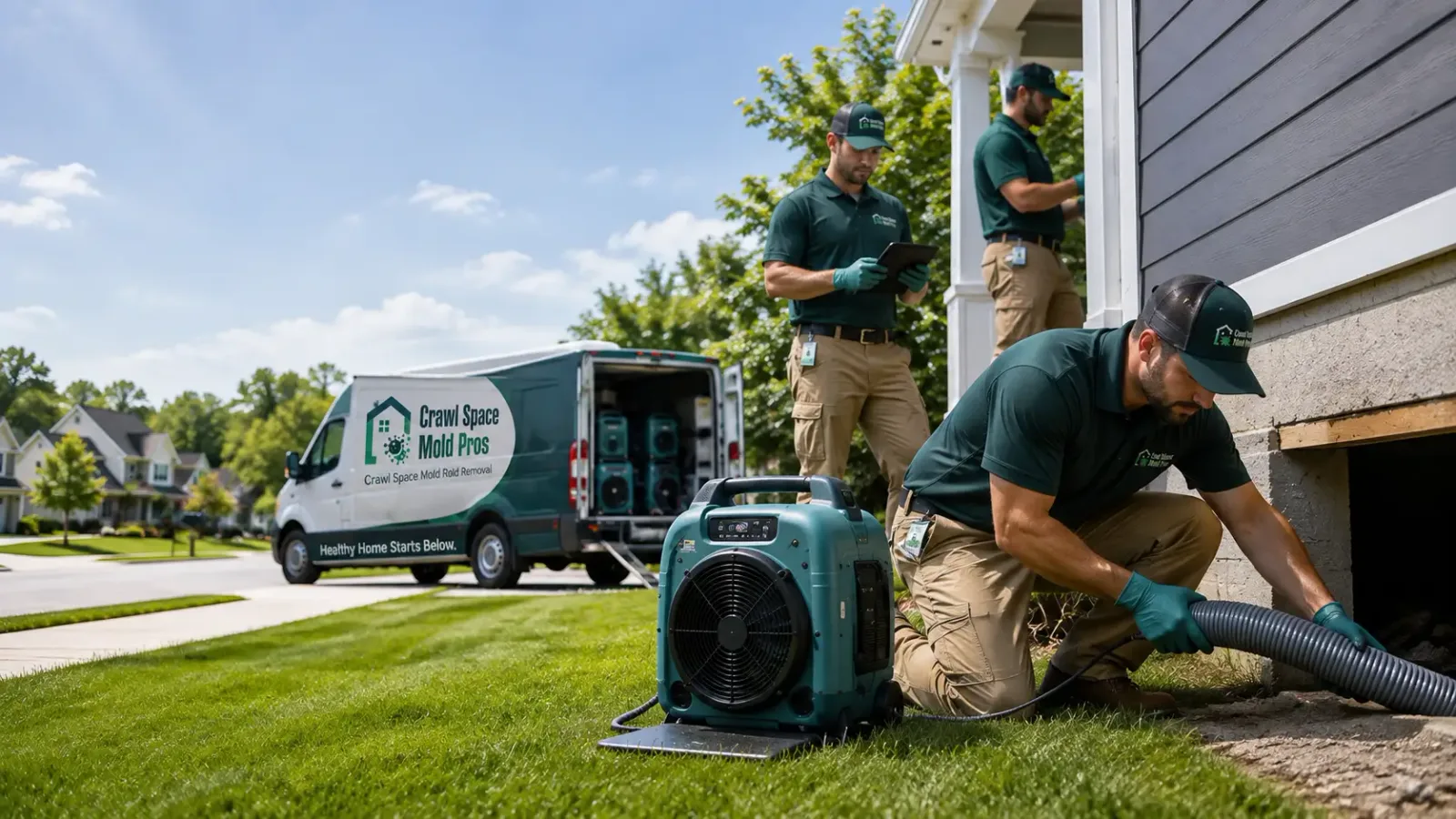 Crawl Space Mold Removal in Brule, WI